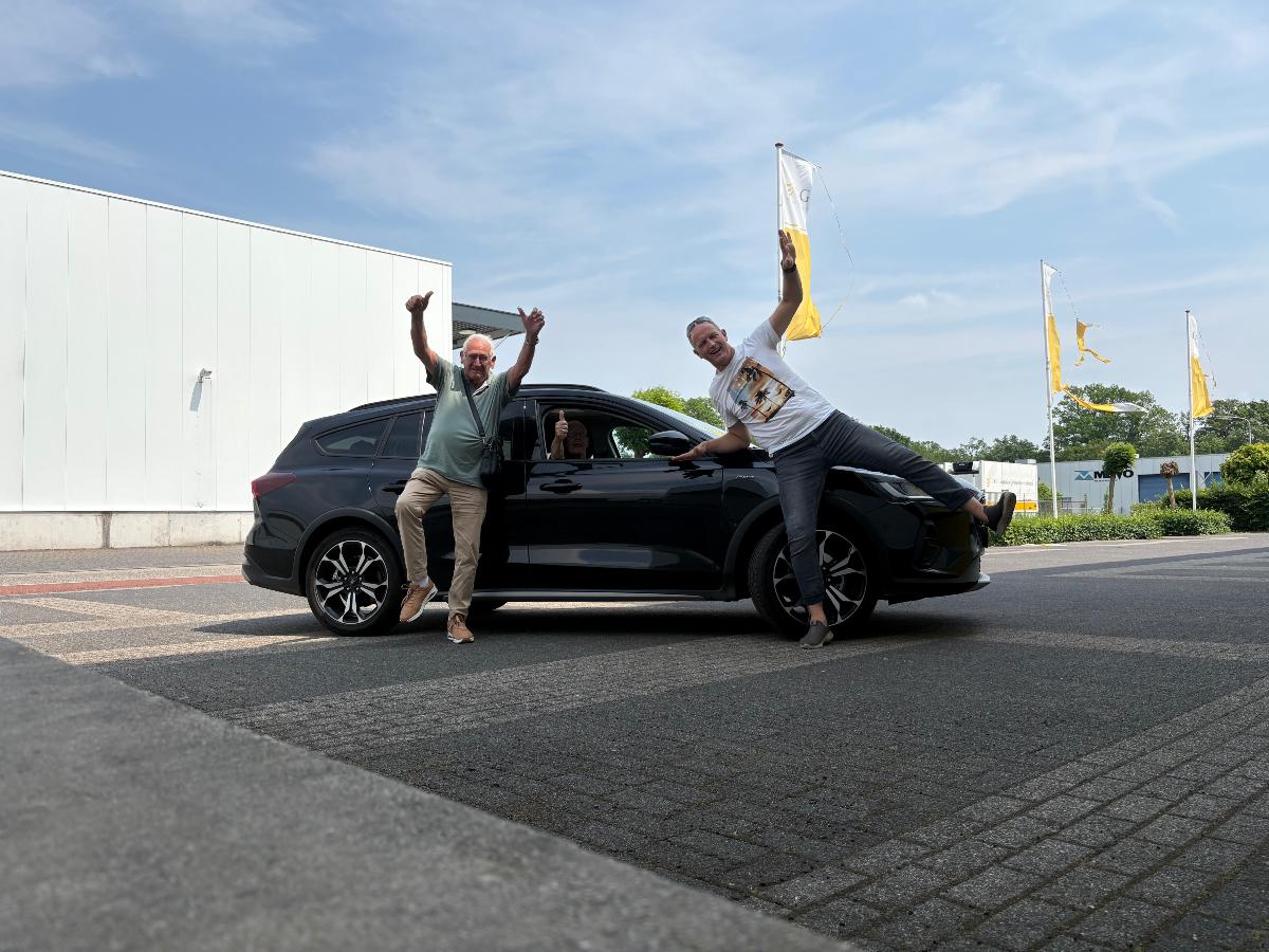 Deelnemers onderweg