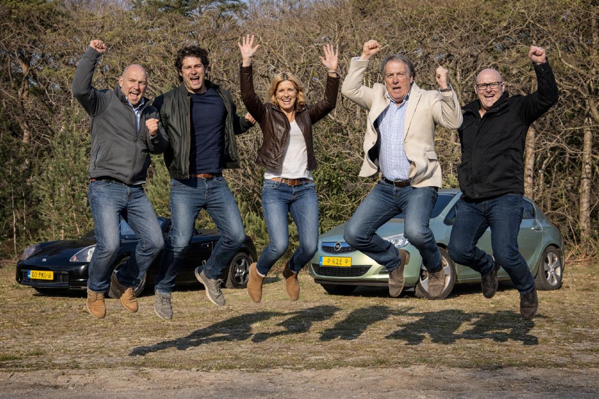 Deelnemers onderweg