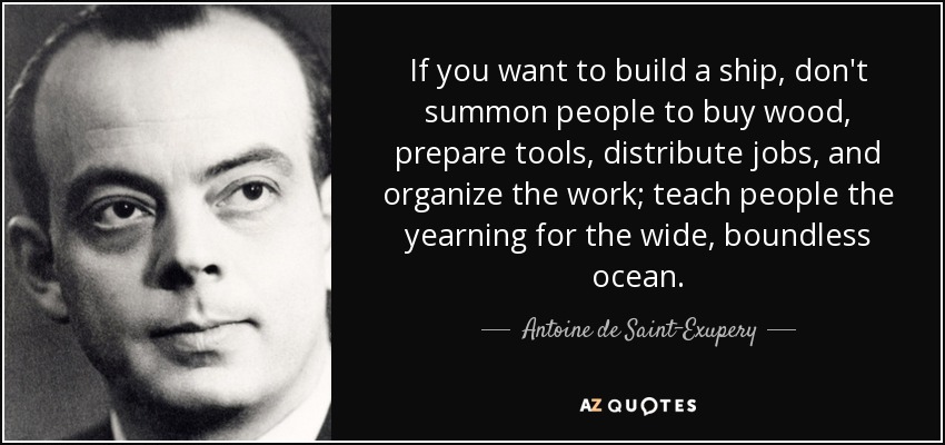 TOP 25 QUOTES BY ANTOINE DE SAINT-EXUPERY (of 358) | A-Z Quotes